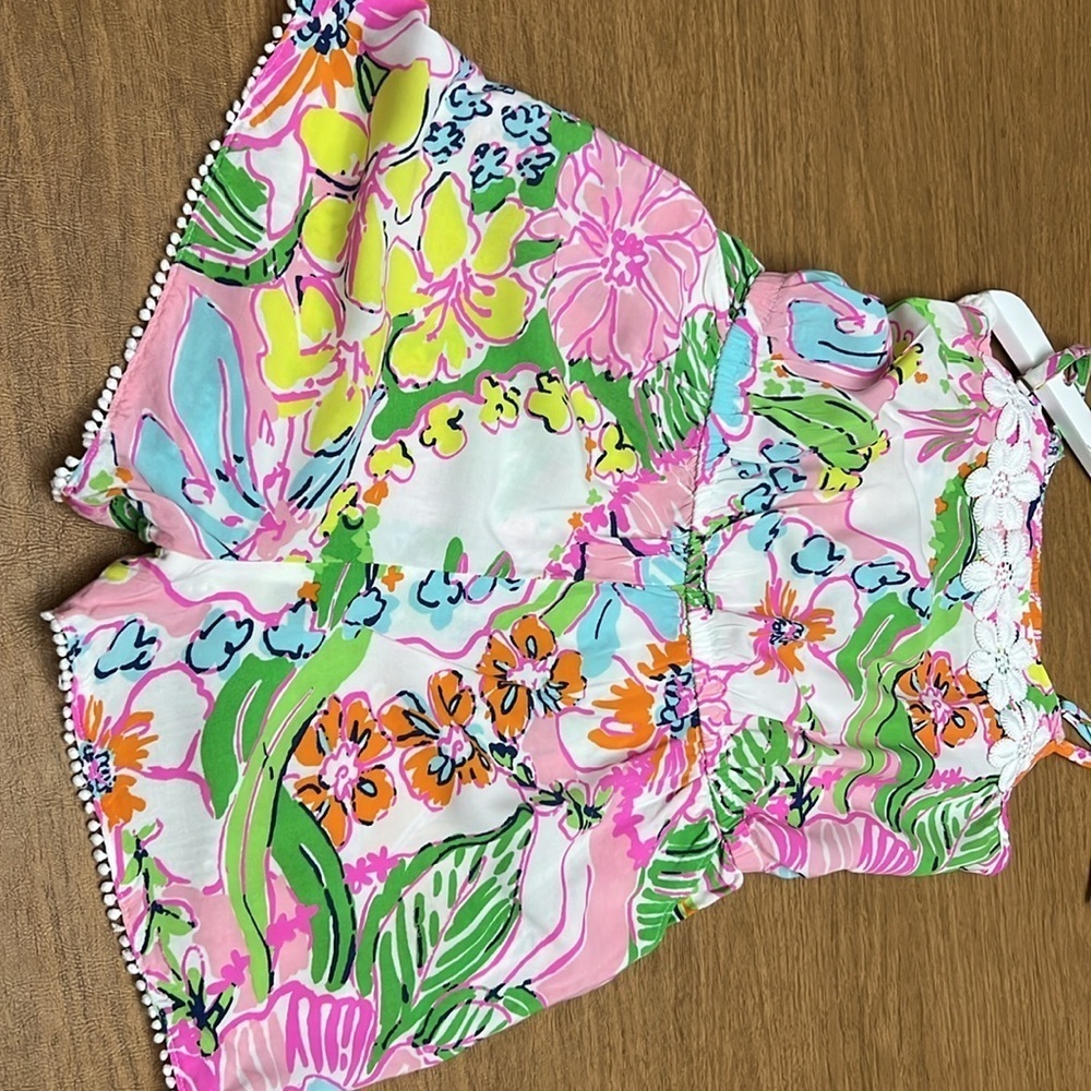 Lilly Pulitzer for Target shirt romper size L 10/12 - Picture 4 of 8